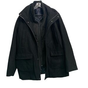 Men’s Black Luxurious Wool Jacket L